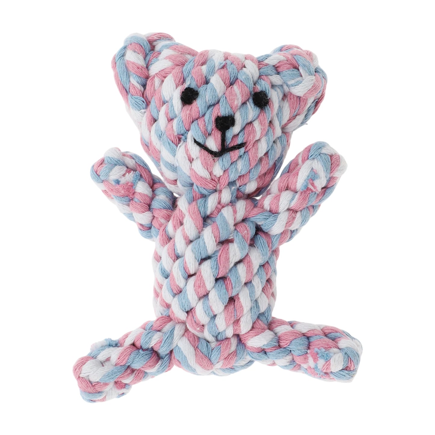 Uxcell Dogs Chew Toys Teeth Cleaning Cotton Rope Puppy Teethings Chewer Durable Braided Bite Resistant Chewing Doll Pet Supplies