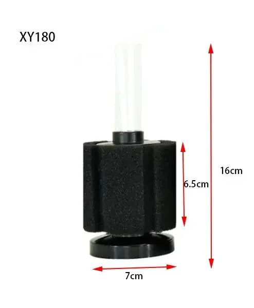 Black Aquarium Spong Filter for Fish Tank Air Pump Skimmer Biochemical Sponge Filter Aquarium Bio Filters Filtro Aquario Supply