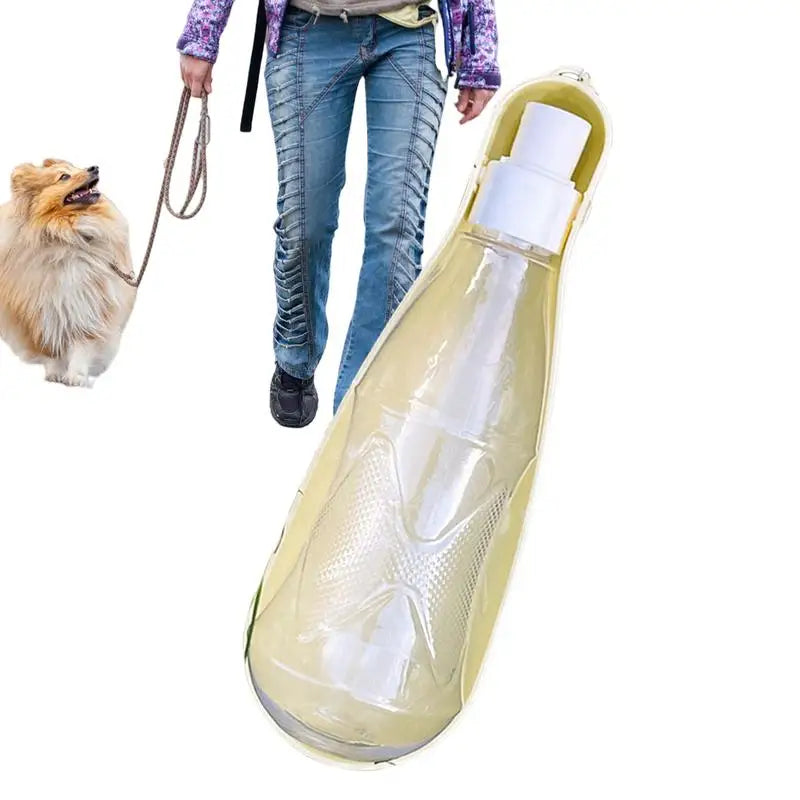 450ml Dog Water Bottle Dispenser Water Bottle Containers for Dogs Puppy Water Leak Proof Drinking Dispenser for Hiking Outdoor