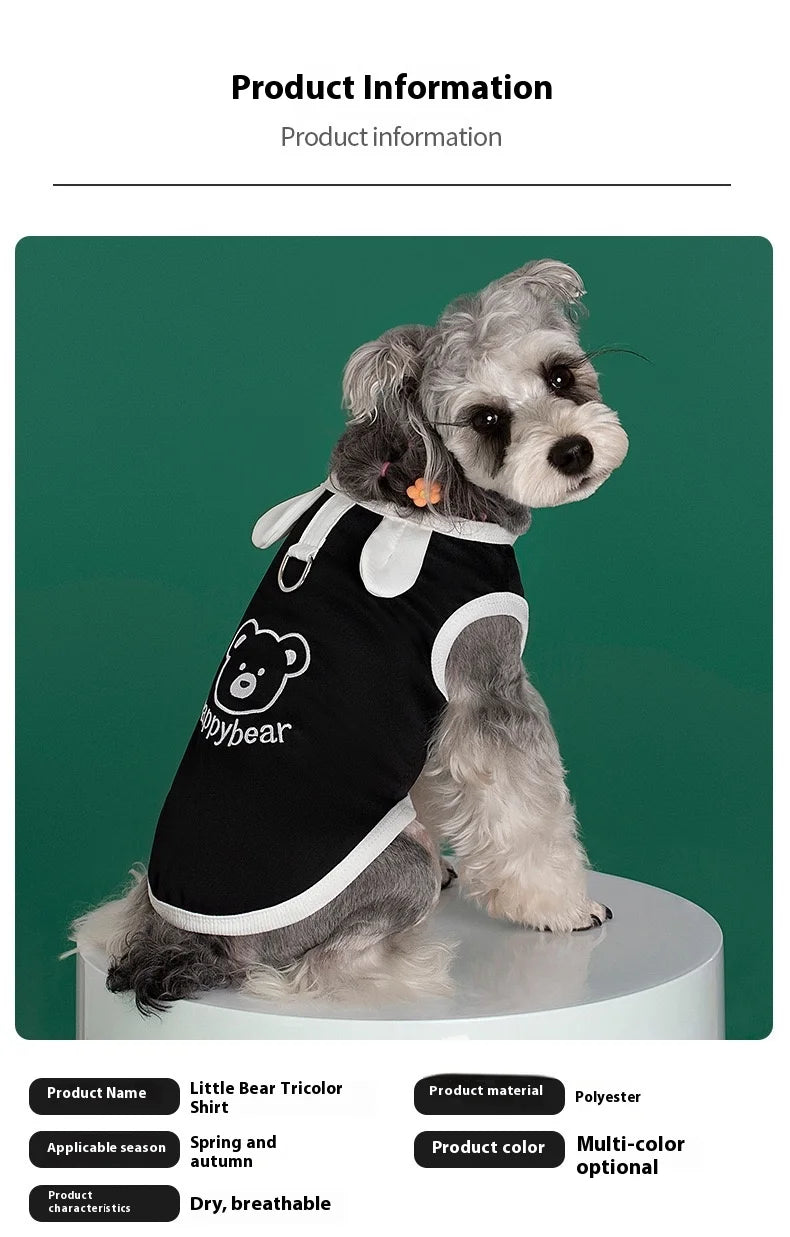 Dog clothes for small dogs Summer Comfortable Breathable T-shirt Puppy Cats Clothing Hooded Dog costume Summer chihuahua clothes