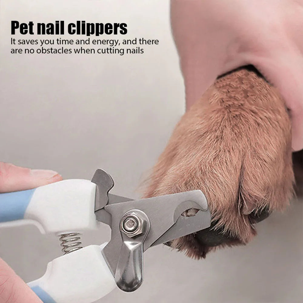 Dog Nail Clippers & Cat Nail Clipper for Small Large Pets Stainless Steel Nailclippers with Safety Guard to Prevent Over-Cutting