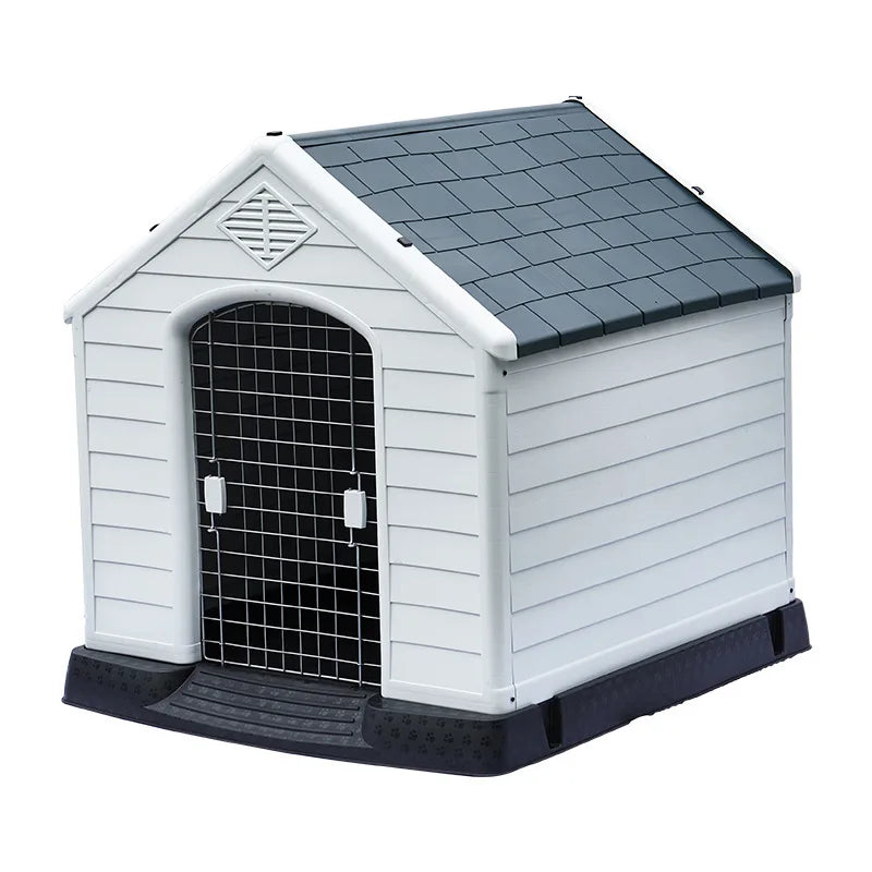Stray kennel outdoor rainproof waterproof kennel pet dog shed large and small dog cage house type dog house outdoor