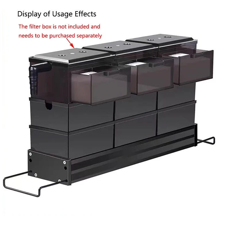 Fish Tank Drip Box Base Accessories Bracket Aquarium Filter Box Bracket Upper Filter Bottom Plate For Filter Drip Box Aquarium