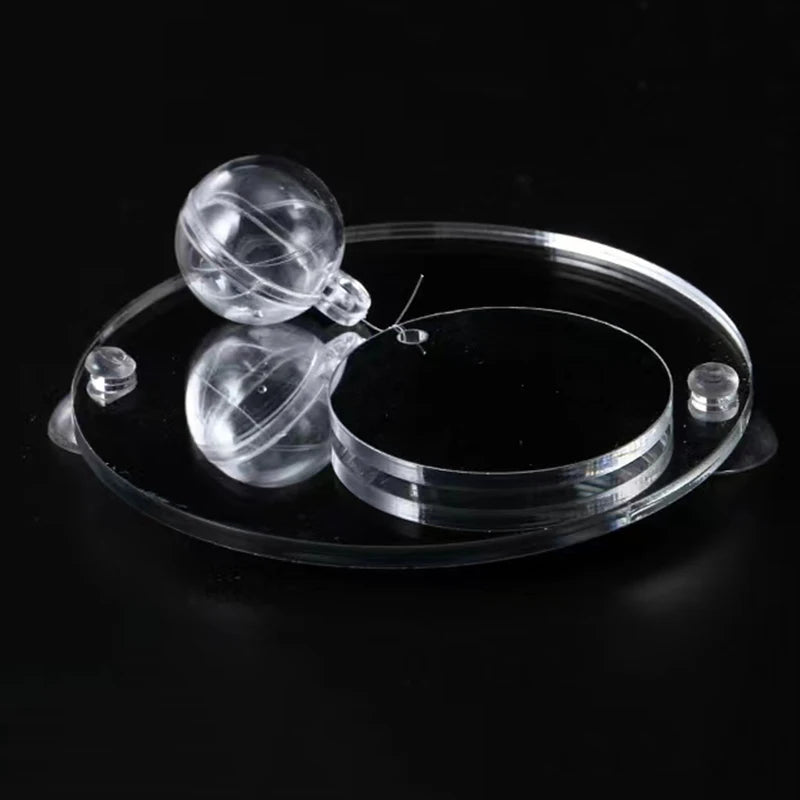 Acrylic Aquarium Betta Mirror Fish Tank Floating Round Mirror For Fish Betta Flowerhorn Cichlid Training 4cm/5cm/6cm/7cm/8cm/9cm