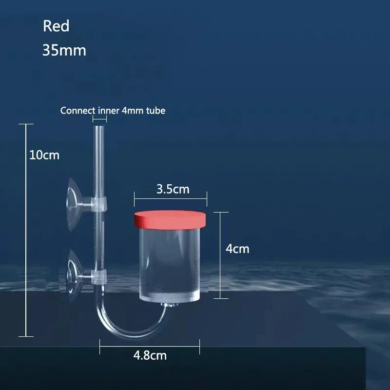 High transparency Acrylic Air Pump Sand Stone Aquarium Oxygen Pump Fresh Air Stone Nano Bubble Bar Aquarium Fish Tank Aerator