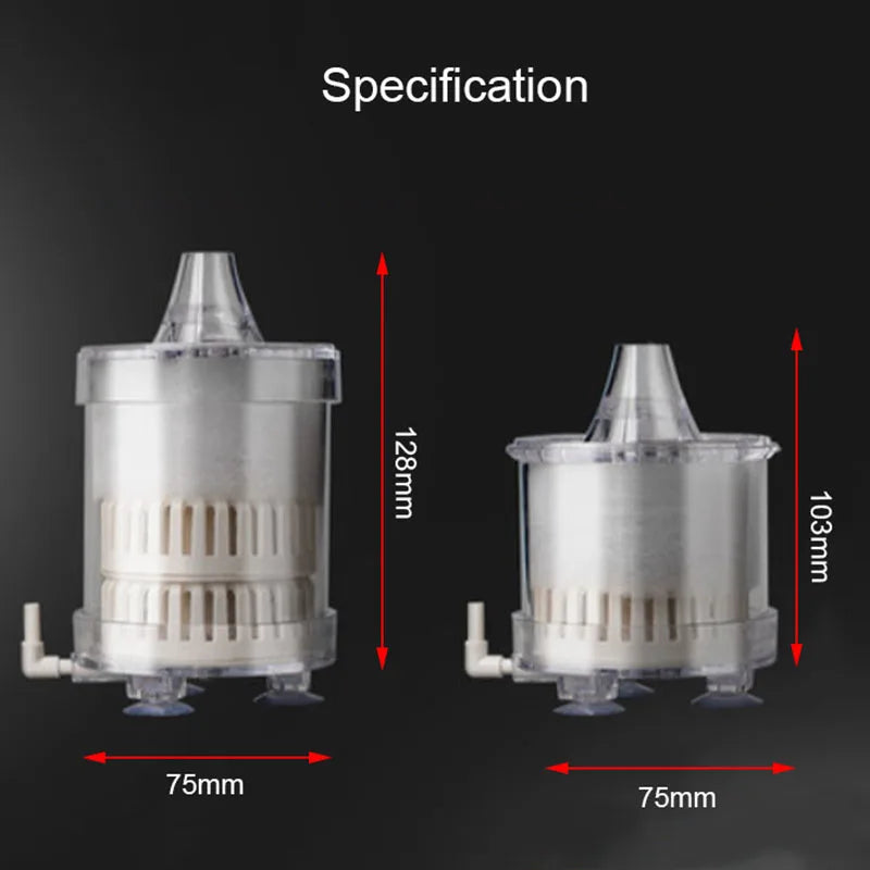 Double Aquarium Filter Fish Tank Shrimp Pond Air Pump Biochemical Sponge Filter Bio Sponge Filters Aquarium Filtration Material