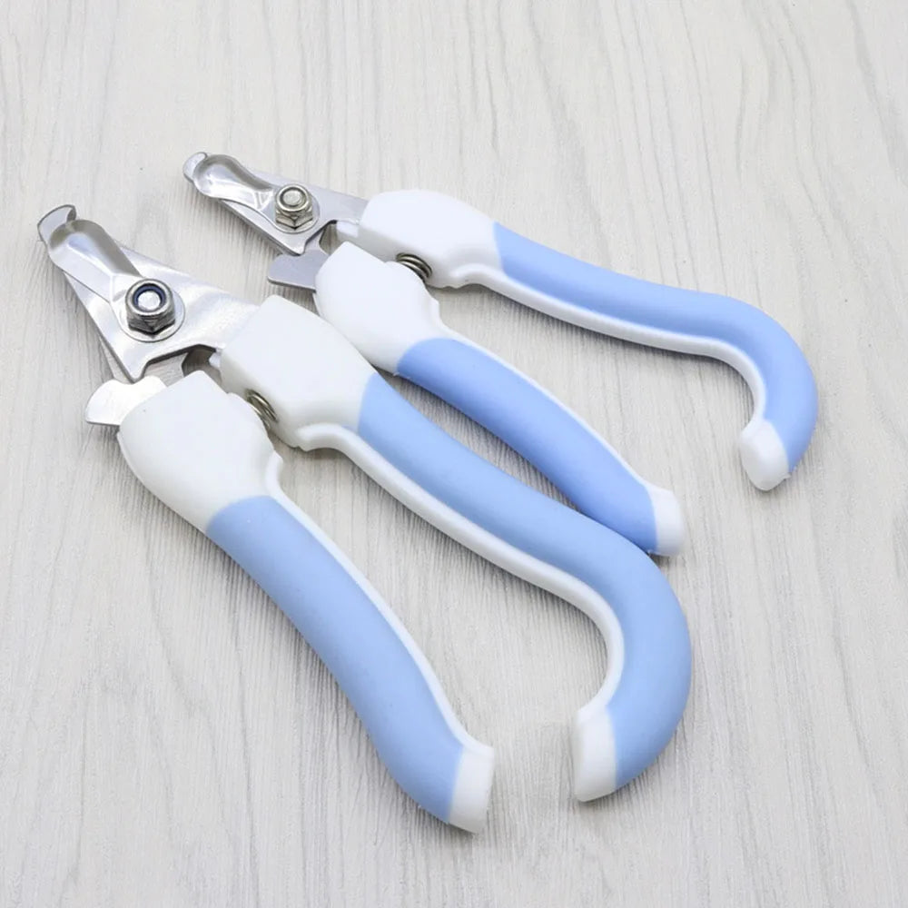 Dog Nail Clippers & Cat Nail Clipper for Small Large Pets Stainless Steel Nailclippers with Safety Guard to Prevent Over-Cutting
