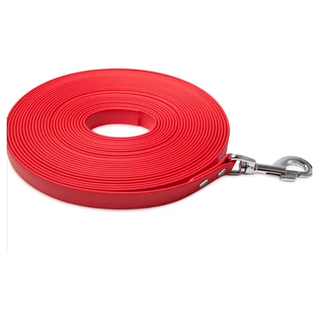 Strong PVC Dog Leash, Waterproof Long Dogs Lead, Reflective Recall, Tarining Tracking Rope, Easy to Clean, Leash for Small and L