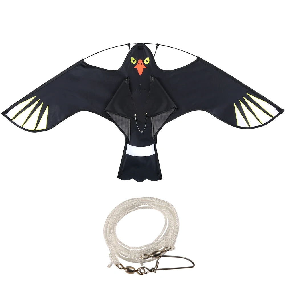 1Pcs Bird Repeller Flying Hawk Kite Scarecrow Decoration Outdoor Pest Control Repellents Garden Supplies