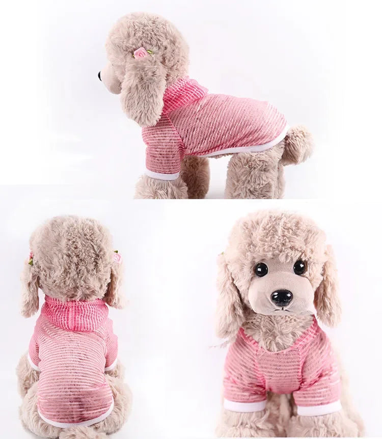 Ultra Thin Transparent Pet Dog Sun Protection Hoodie Clothes For Small Dogs Chihuahua Puppy Cat Summer Vest Shirt French Bulldog