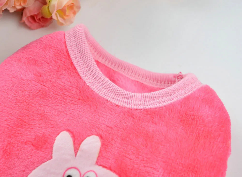 Guinea Pig Clothes Small Animal Rabbit Cat Warm Vest Cozy T-Shirt for Guinea Pig Ferret Bunny Kitten Chihuahua and Small Animals
