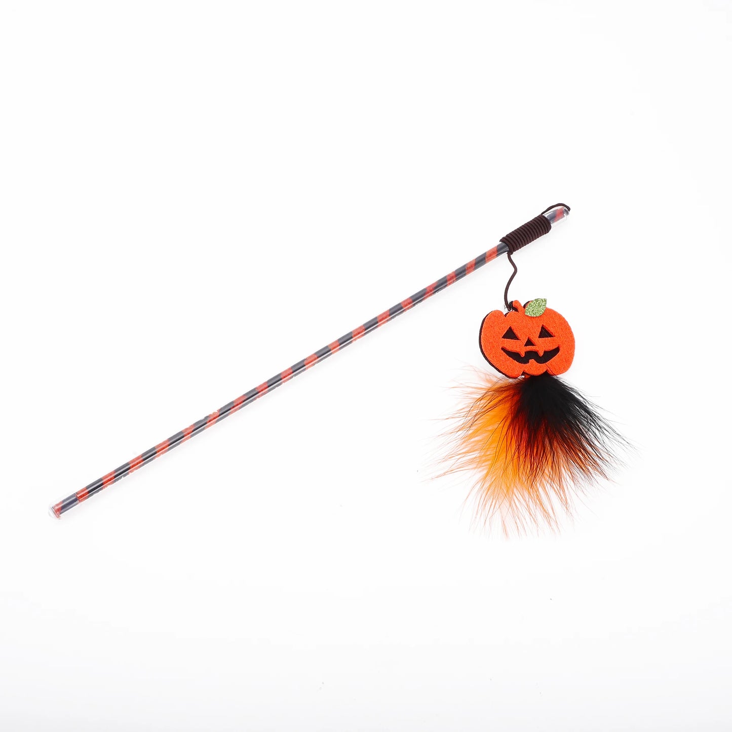 UXCELL 1 Pc Fashion Funny Cat Playing Rod Portable Spider Moon Halloween Toys Cat Playing Rod for Indoor