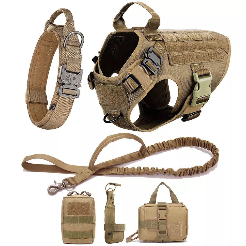 Dog Vest Harness And Collar Set