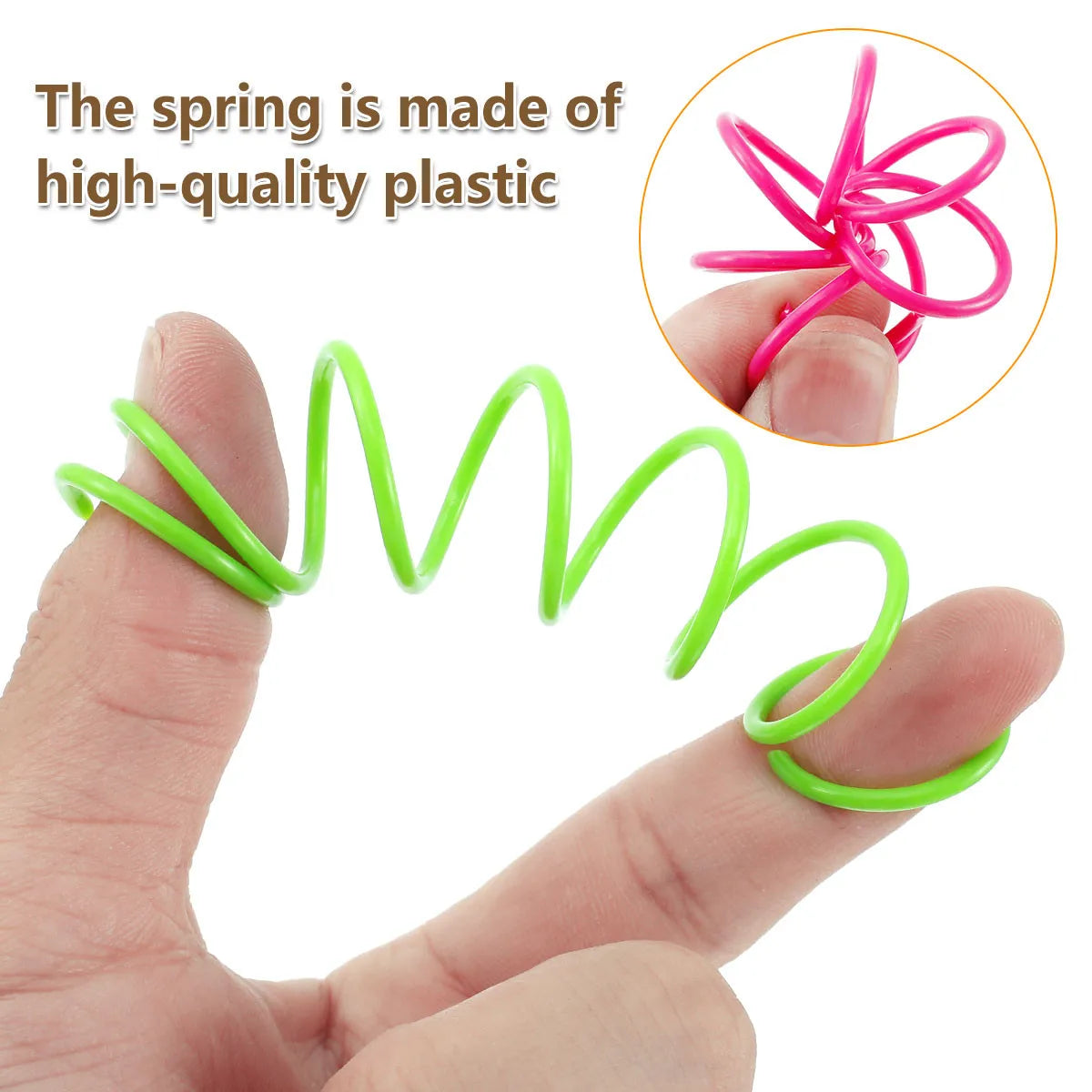 16pcs Cat Springs Toys Kitten Coil Spiral Pet Interactive Gauge Plastic Spring Toy Colorful Springs Cat Pet Toy Products