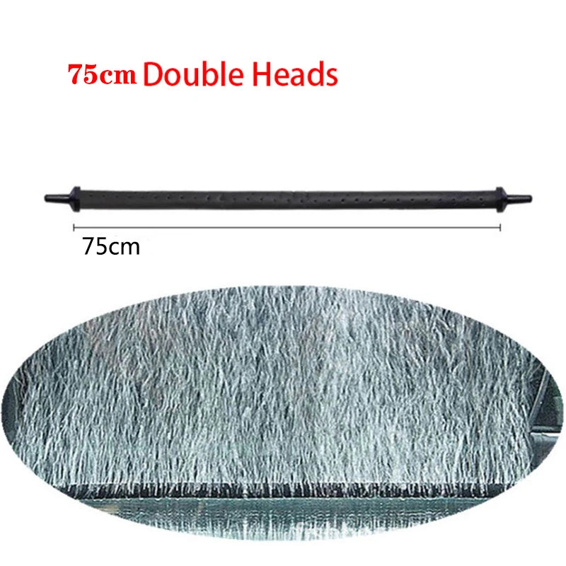 Sizes20cm~120cm Aquarium Fish Tank Air Stone Bubble Wall Aeration Soft Tube Hose Fish Tank Pump Hydroponic Oxygen Diffuser Tubes