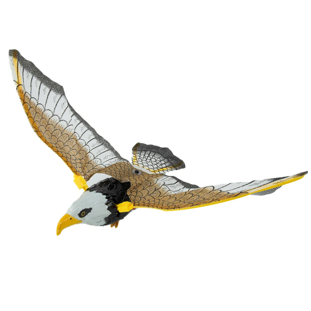 Flying Hawk Bird Repellent Hanging Eagle Flying Owl Repellent Scarer Decoy Repellent Pest Control Scarecrow Garden Decoration
