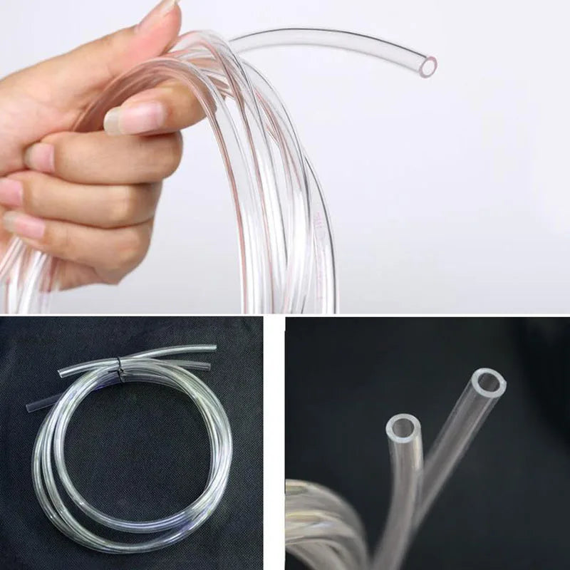 Aquarium CO2 Tube Pipe Oxygen Hose for Fish Tank Plant CO2 Generator Regulator Reactor System Kit Set Accessories PU 3m 5m 10m