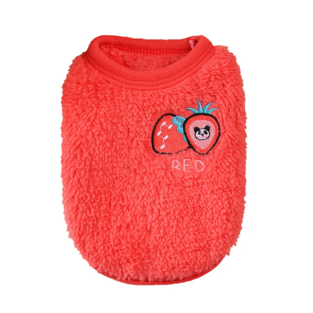 Guinea Pig Clothes Small Animal Rabbit Cat Warm Vest Cozy T-Shirt for Guinea Pig Ferret Bunny Kitten Chihuahua and Small Animals