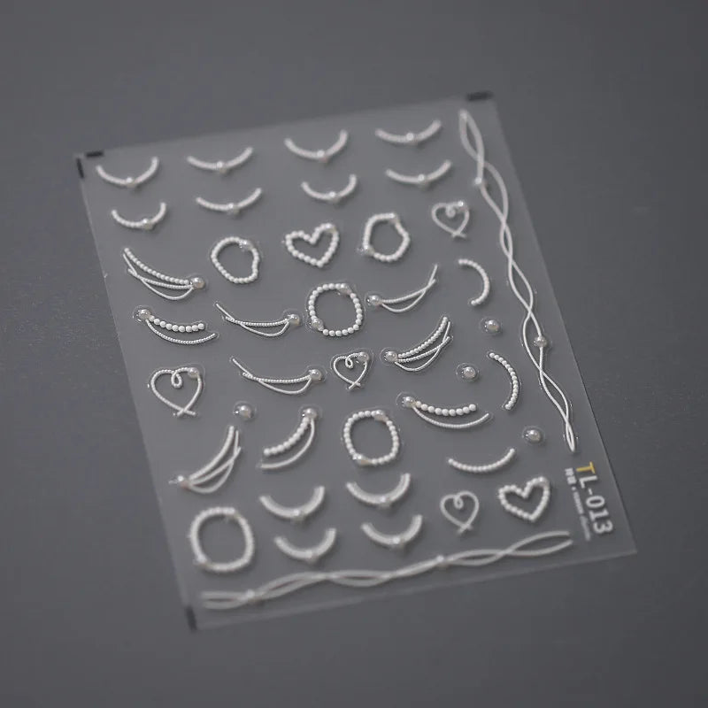 1pcs Cute Cat Claw 3D Jelly Relief Nail Stickers 3D Adhesive Stickers For Nails DIY Japanese Kawaii Slider Nail Art Decorations