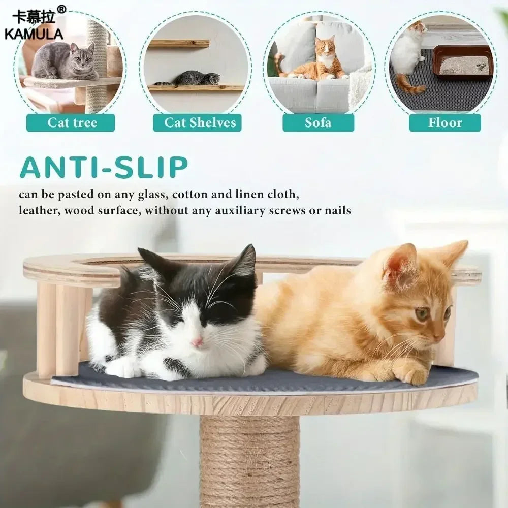 Wall Anti Cat Scratch Sofa DIY Cats Scratch Board Sofa Protection Paws Sharpen Trimmable Self-adhesive Carpet Cats Scratch Board