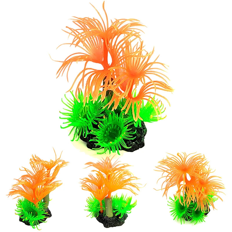 Artificial Underwater Coral Aquarium Fish Tank Simulation Decoration Aquarium Backgrounds Plants Water Grass Accessories HotSale