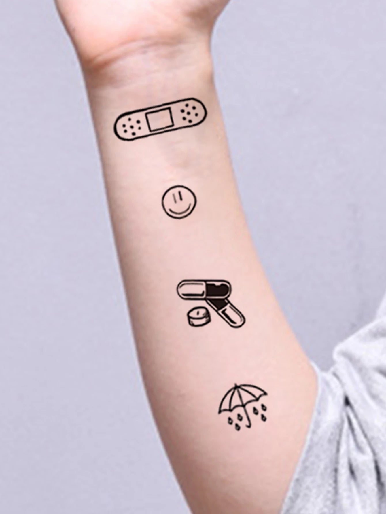 15pcs Waterproof Temporary Tattoo Sticker Starry Moon Flower Heart Flying Bird Fake Tatto Flash Tatoo finger Tato for Women Men
