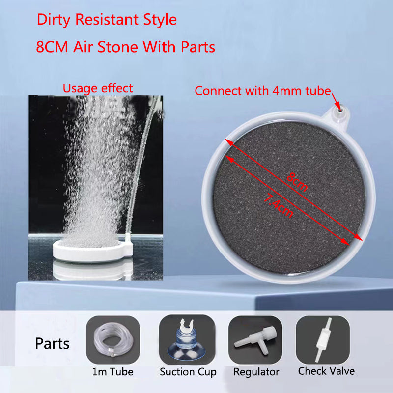 4cm/5cm/8cm Fish Tank Aquarium Air Stone Oxygen Aerator Increasing Air Bubble Pond Pump Hydroponic Oxygen Supply Great