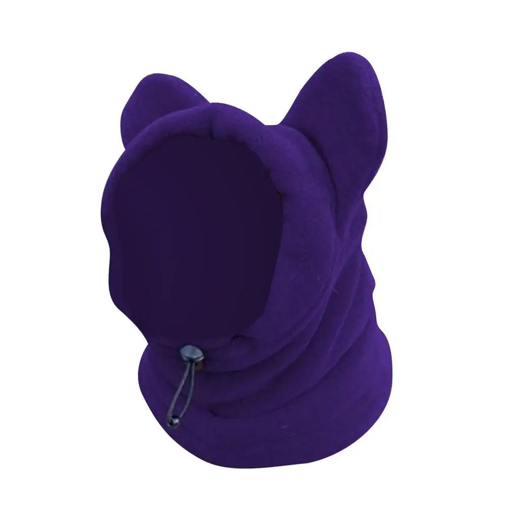 Dog Winter Hat Thickened Dog Hood Warm Hat Walking Outdoor Winter Pet Hat Dog Ears Cover Headwear Puppy Caps Puppy Headgear