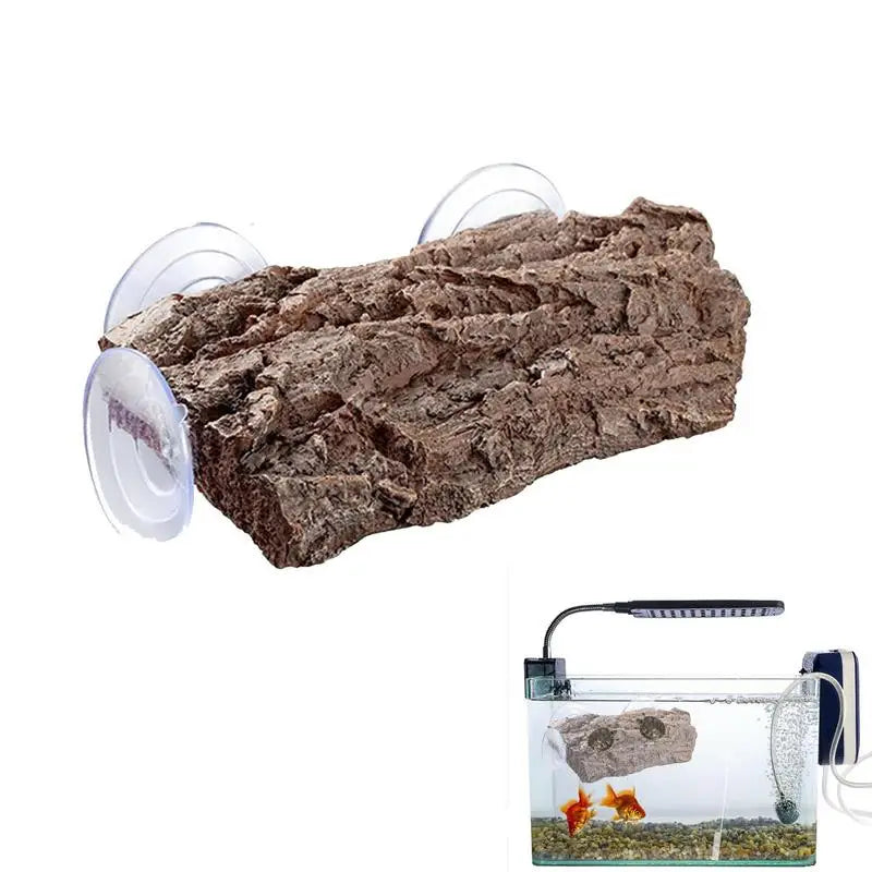 Turtle Platform Tortoise Reptiles Dock Basking Platform Rock Landscaping Decoration Strong Suction Cups Aquarium Ornament Turtle