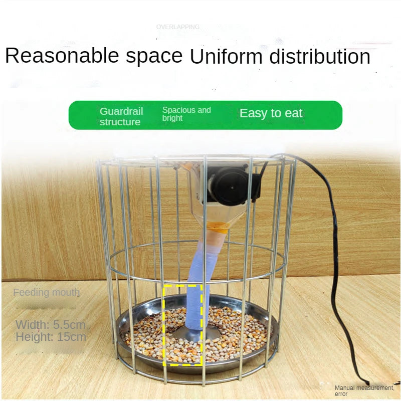 110/220V 18watt powerfull Pigeon chicken duck Automatic Feeder Trough Smart Self-help Timing Horse Feeding Artifact