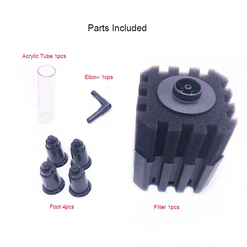 1Pcs Black Aquarium Filter for Aquarium Fish Tank Air Pump Skimmer Biochemical Sponge Filter Aquarium Bio Filters Filtro Aquario
