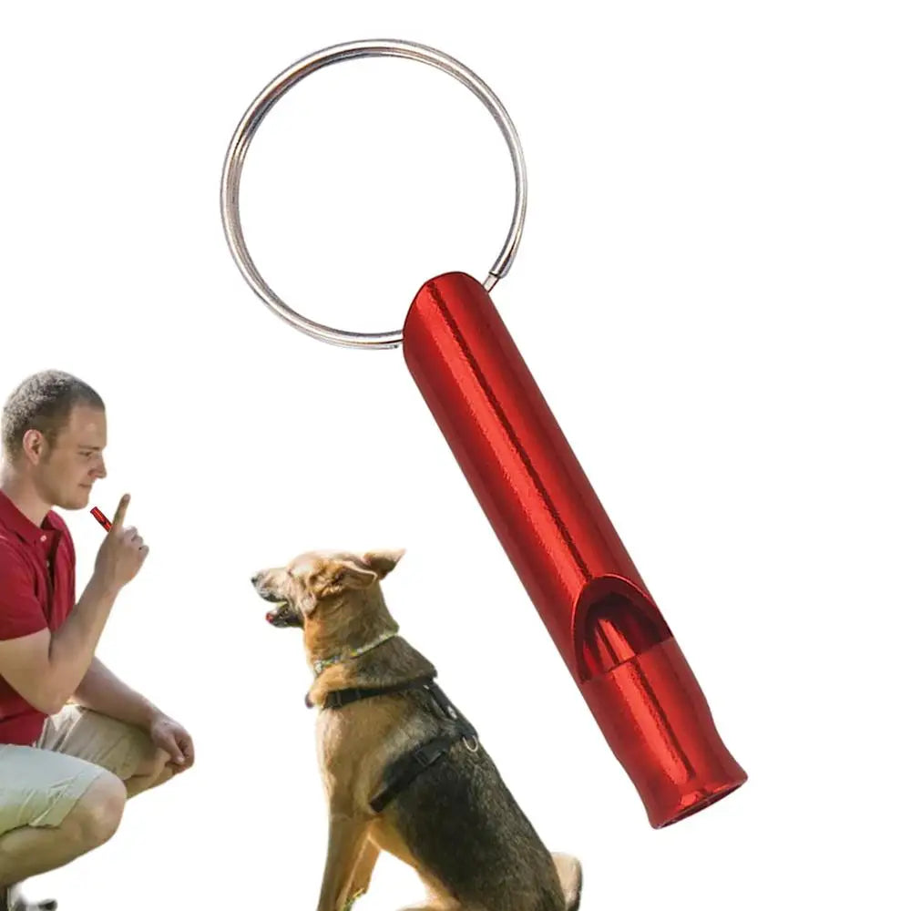 Ultrasonic Dog Whistle Adjustable Dog Recall Whistle Anti Barking Ultrasonic Tool Portable Dog Training Behavior Aids Stop Bark