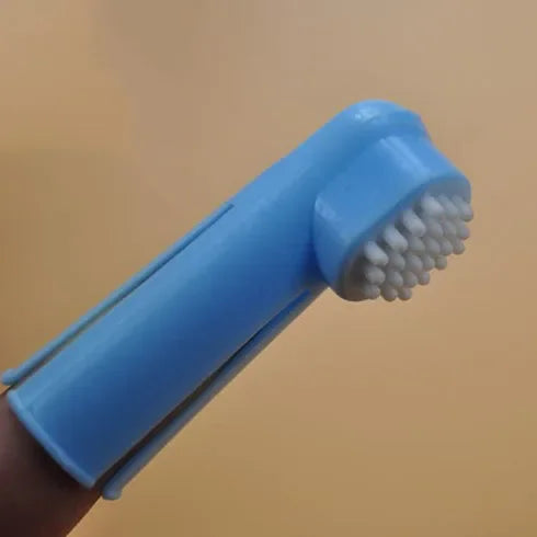 Super Soft Pet Cleaning Finger Toothbrush Teddy Dog Brush Bad Breath Tartar Teeth Tool Dog Cat Pet Supplies Dog Toothbrushes