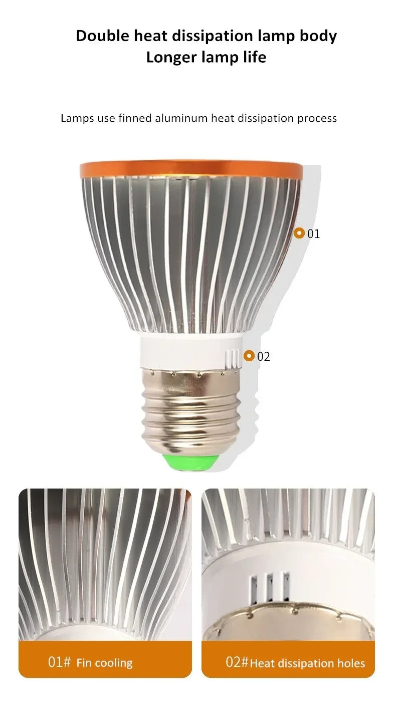 UVA + UVB Reptile Light Full Specstrum 5.0 10.0 Bulb LED UV Lamp for Turtle Lizard Snake Heater Bulb Terrarium Lamp 육지거북