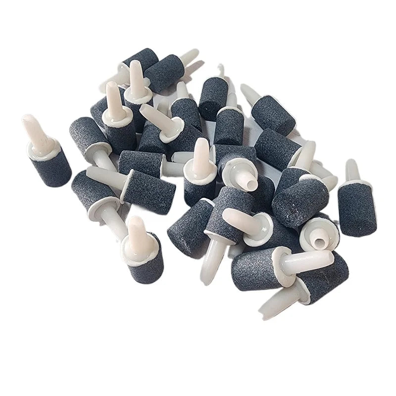 50/100pcs Mini Aquarium Fish Tank Air Stone Oxygen Aerator Increasing Air Bubble Pond Pump Hydroponic Oxygen Fishing Accessories