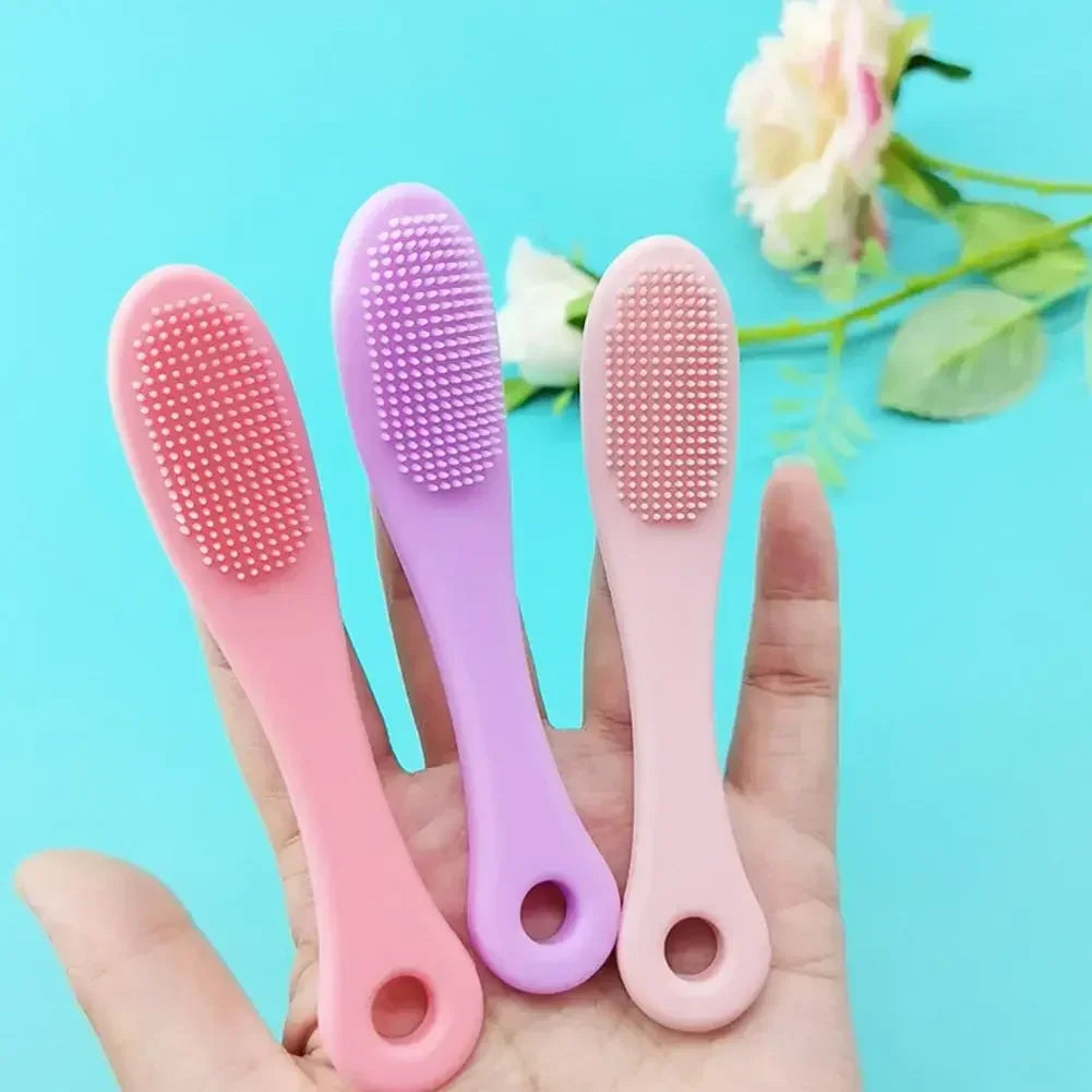 Dog Cat Finger Toothbrush Pet Soft Finger Nose Blackhead Cleaning Brush Silicone Dog Cat Wool Brush Pet Dog Accessorie