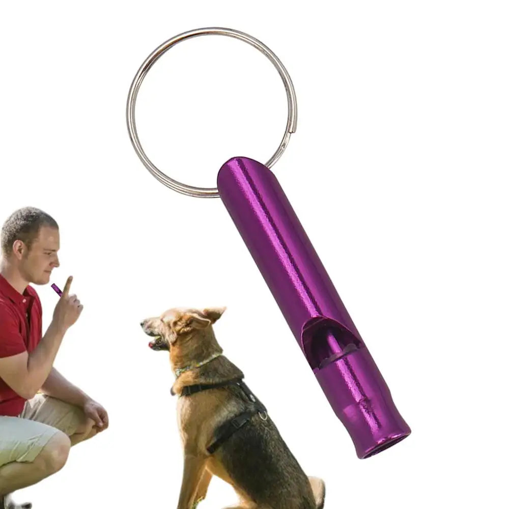 Ultrasonic Dog Whistle Adjustable Dog Recall Whistle Anti Barking Ultrasonic Tool Portable Dog Training Behavior Aids Stop Bark