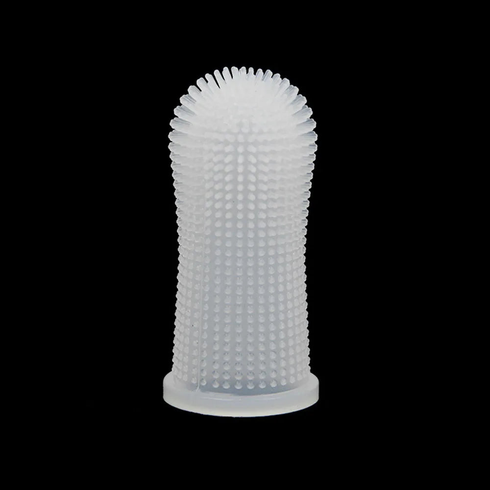 360-degree Dog Finger Toothbrush Extra Soft Pet Toothbrushes Silicone Teeth Cleaning Tools for Cats Puppies Dental Care Supplies