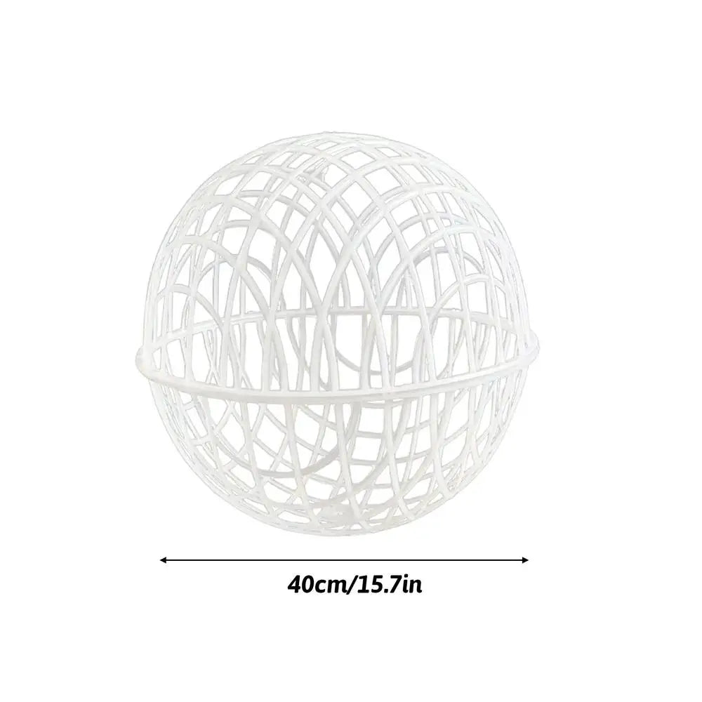 Ball Cage For Chickens Movable 3 Pieces Chicken Orb Ball Cage Pet Safety Chicken Cage Ball-Shaped Chicken Hamster Ball Cage