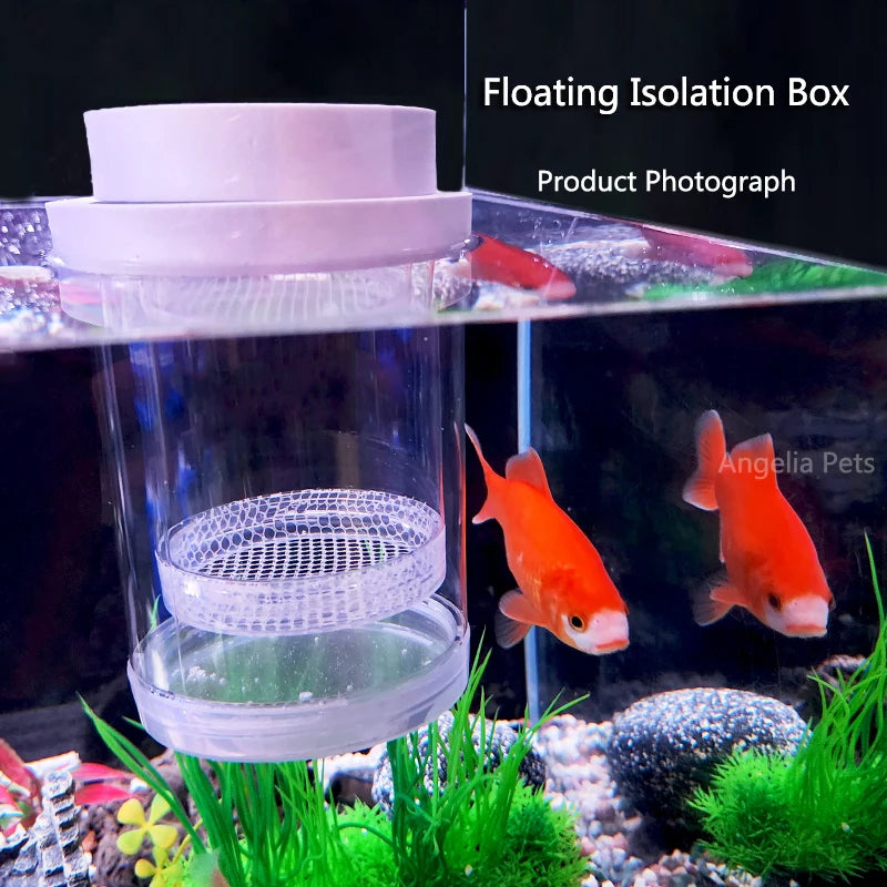Plastic Floating Fish Breeding Isolation Box Aquarium Breeder Feeder Fish Tank Hatching Incubator Aquarium Hatchery Accessories