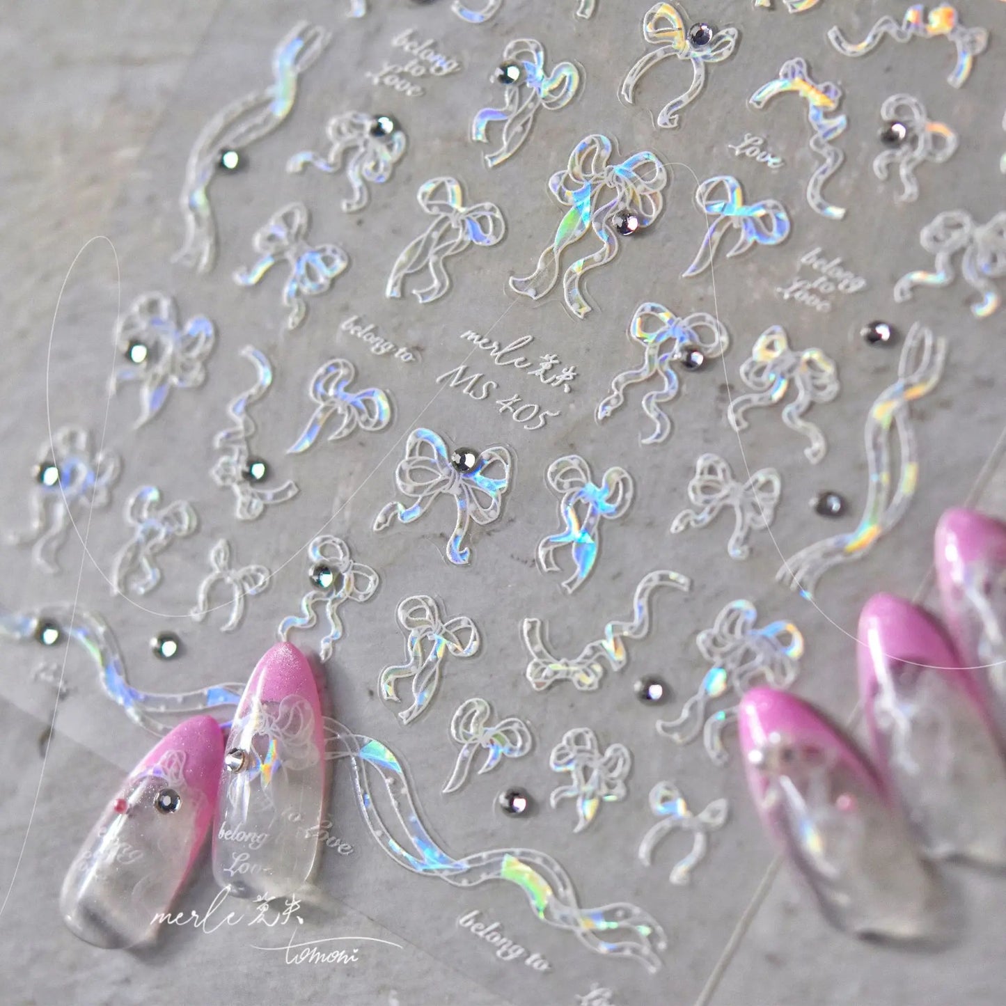 1pcs Cute Cat Claw 3D Jelly Relief Nail Stickers 3D Adhesive Stickers For Nails DIY Japanese Kawaii Slider Nail Art Decorations