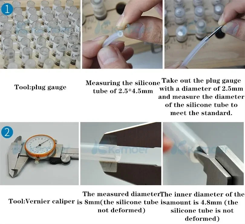 Kamoer High Temperature Chemical Resistance Peristaltic Pump Tube BPT Food Safe, Anti corrosion, Chemicals Tube Multisize шланг