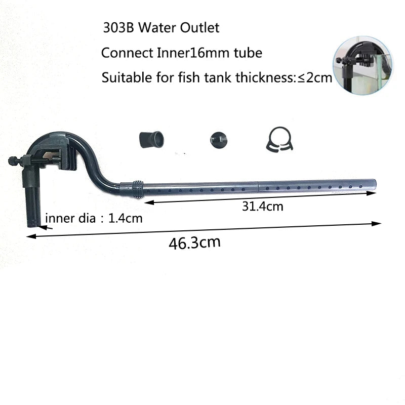 Aquarium Fish Tank Filter Rain Spray Bar Unit Outflow Pipe Inlet Outlet Tube Kit Fish Tank External Canister Filter Accessories