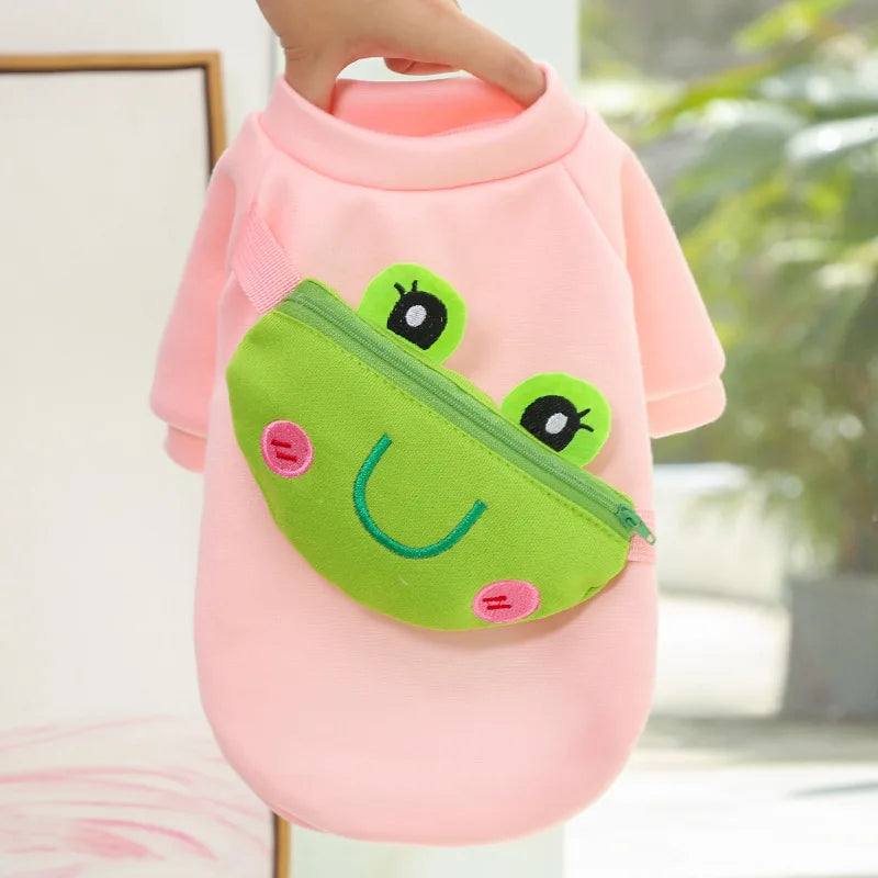 Winter Warm Pet Dog Clothes Soft Dog Hoodie Puppy Outfit Pug Chihuahua Sweater Polo Shirt Cat Puppy Coat Dog Dress Dog Costume