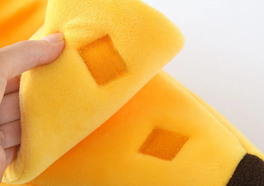 Puppy Dog Bed Cat Bed Pet Sofas Comfortable and Washable Cute Banana Shape Pug Doggy Kitten Sleeping Bed Nest for Small Animals