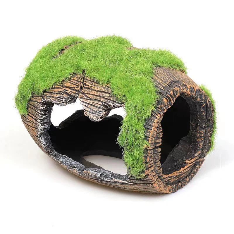 1Pcs Artificial Aquarium Decoration Shelter Ornament Cask Decor Resin Landscaping House for Fish Accessories for Aquarium Stuff