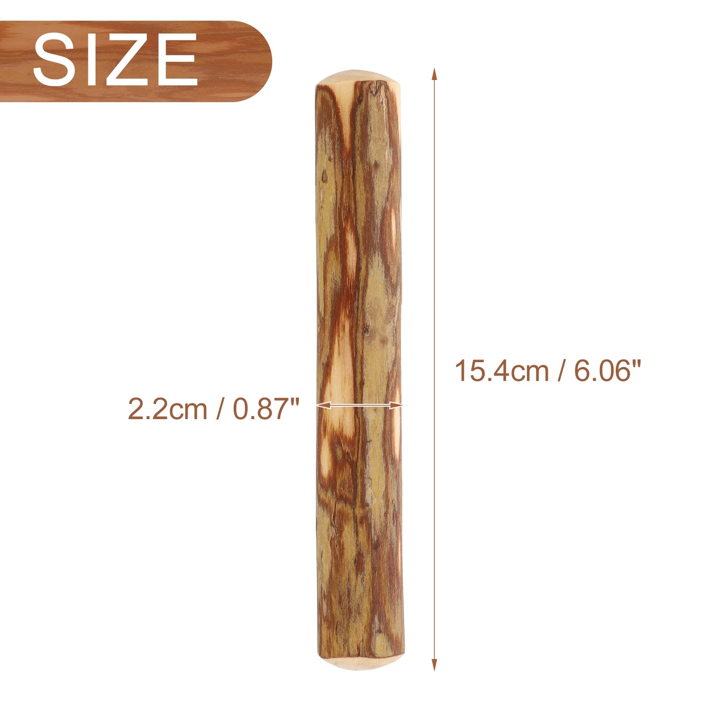 UXCELL Dog Chewable Woods for Boredom and Stimulating Wood Color Durable Bite Puppy Interactive Toy Pet Supplies