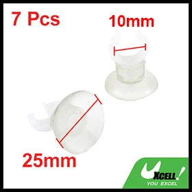 7 Pcs Universal 10mm Air Line Tubing Holder Suction Cups Clear for Aquarium Fish Tank Fish Pet Supplies Parts