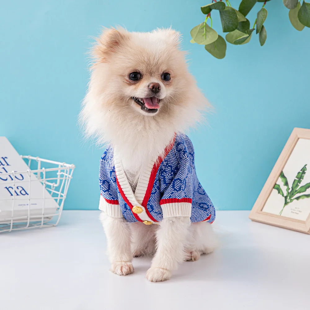 The New Dog Sweater Pet Clothes Parent-child Wear Autumn and Winter Leisure Seven Sizes