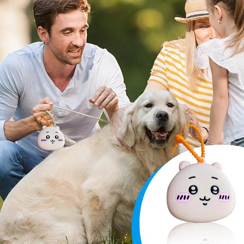Zippered Dog Food Container Cartoon Silicone Dog Food Bag Cute Pet Snack Pouch Multipurpose Puppy Food Bag For Cookies Dry Meat